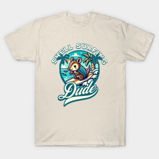 Shell Surfing Dude Armadillo T-Shirt